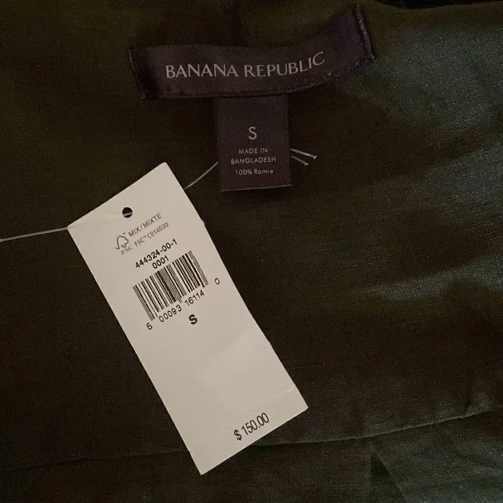 Banana Republic Two Piece Dress and Coat Army Green NWT Sz Small